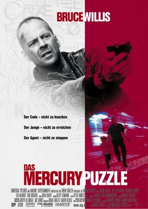 Mercury Rising - German Movie Poster (thumbnail)