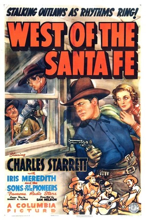 West of the Santa Fe - Movie Poster (thumbnail)