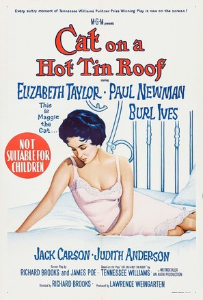 Cat on a Hot Tin Roof - Australian Movie Poster (thumbnail)