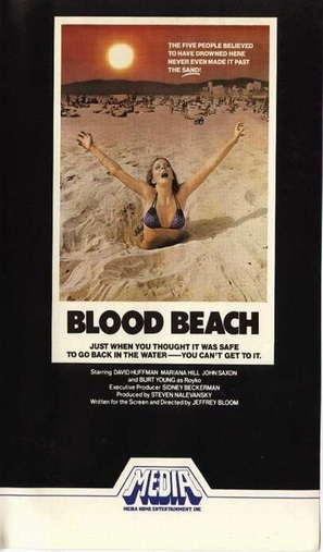 Blood Beach - VHS movie cover (thumbnail)