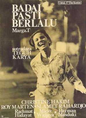 Badai pasti berlalu - Indonesian Movie Poster (thumbnail)