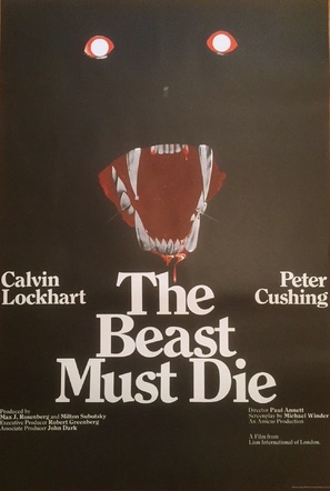The Beast Must Die - British Movie Poster (thumbnail)