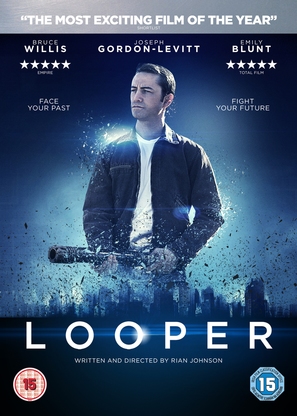 Looper - British DVD movie cover (thumbnail)