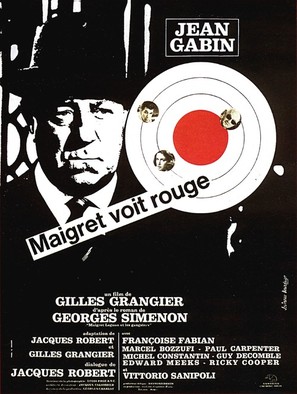 Maigret voit rouge - French Movie Poster (thumbnail)