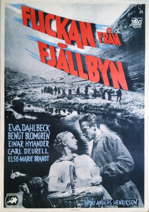 Flickan fr&aring;n fj&auml;llbyn - Swedish Movie Poster (thumbnail)