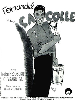 &Ccedil;a colle - French Movie Poster (thumbnail)