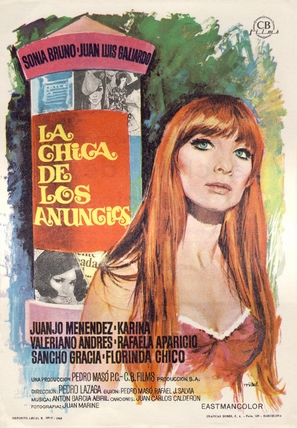 La chica de los anuncios - Spanish Movie Poster (thumbnail)