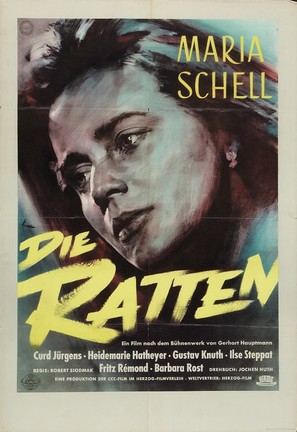 Die Ratten - German Movie Poster (thumbnail)