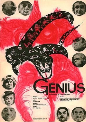 G&eacute;nius - Czech Movie Poster (thumbnail)