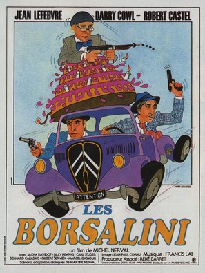 Les Borsalini - French Movie Poster (thumbnail)