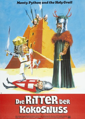 Monty Python and the Holy Grail - German Movie Poster (thumbnail)