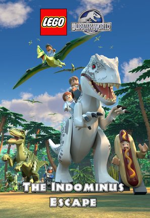 &quot;Lego Jurassic World: The Indominus Escape&quot; - Movie Poster (thumbnail)