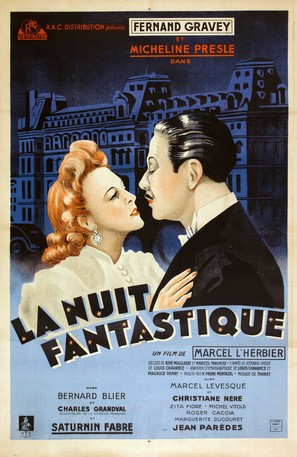 La nuit fantastique - French Movie Poster (thumbnail)