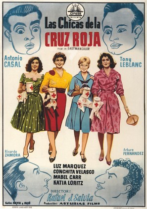 Las chicas de la Cruz Roja - Spanish Movie Poster (thumbnail)