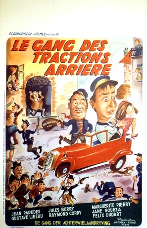 Le gang des tractions-arri&egrave;re - Belgian Movie Poster (thumbnail)