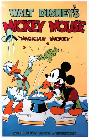 Magician Mickey Poster