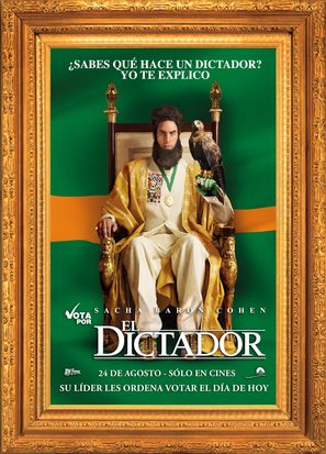 The Dictator - Mexican Movie Poster (thumbnail)