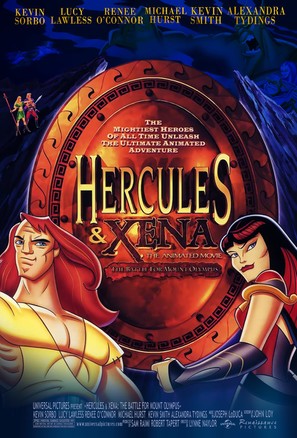 Hercules and Xena - The Animated Movie: The Battle for Mount Olympus - Movie Poster (thumbnail)