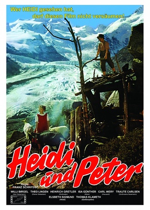 Heidi und Peter - German Movie Poster (thumbnail)