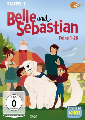 &quot;Belle et S&eacute;bastien&quot; - German DVD movie cover (thumbnail)