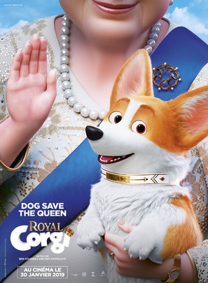 The Queen&#039;s Corgi - French Movie Poster (thumbnail)