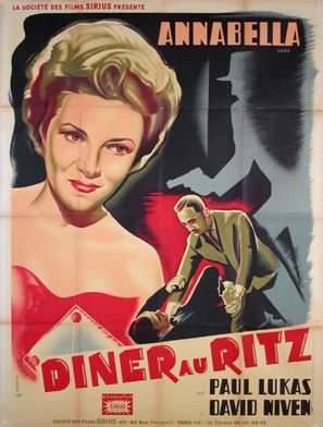 Diner bij Ritz - French Movie Poster (thumbnail)