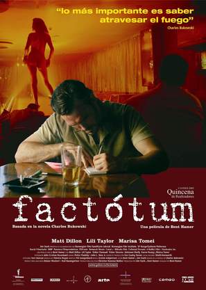 Factotum - Spanish Movie Poster (thumbnail)