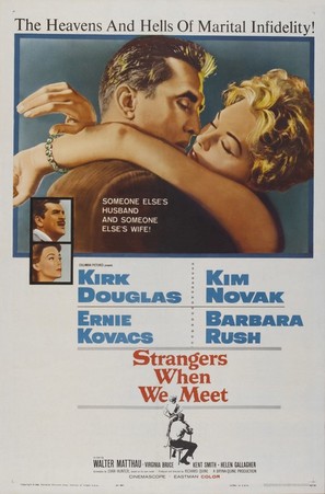 Strangers When We Meet - Movie Poster (thumbnail)