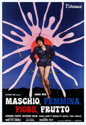 Maschio, femmina, fiore, frutto Poster