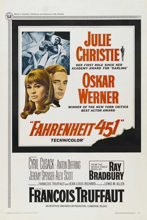 Fahrenheit 451 - Movie Poster (thumbnail)
