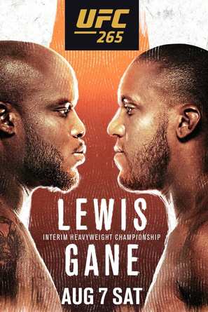 UFC 265: Lewis vs. Gane - Movie Poster (thumbnail)