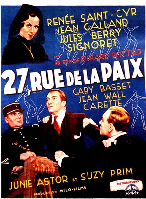 27 rue de la Paix - Belgian Movie Poster (thumbnail)