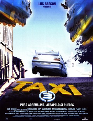 Taxi 3 - Spanish Movie Poster (thumbnail)