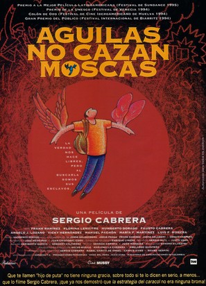 &Aacute;guilas no cazan moscas - Spanish Movie Poster (thumbnail)