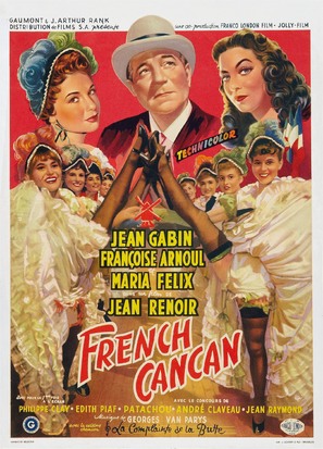 French Cancan - Belgian Movie Poster (thumbnail)