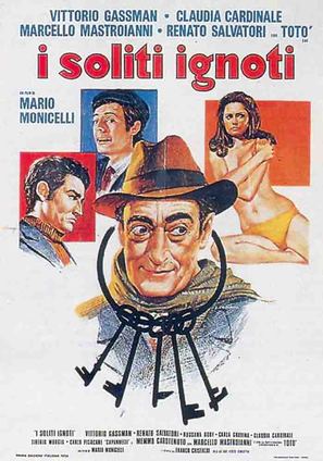 I soliti ignoti - Italian Movie Poster (thumbnail)