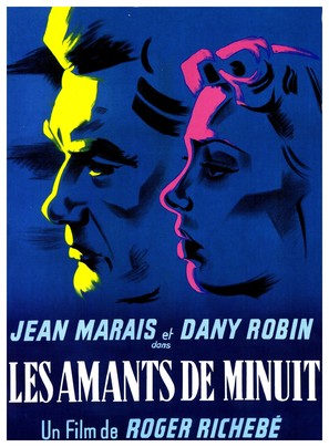 Les amants de minuit - French Movie Poster (thumbnail)
