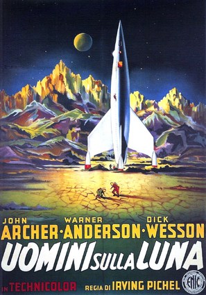 Destination Moon - Italian Movie Poster (thumbnail)