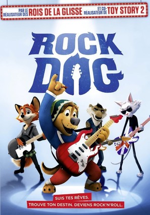 Rock Dog - French DVD movie cover (thumbnail)