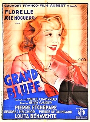 Le grand bluff - French Movie Poster (thumbnail)