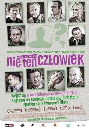 Nie ten czlowiek - Polish Movie Poster (thumbnail)