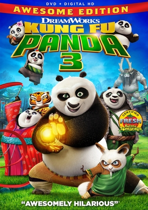 Kung Fu Panda 3 - DVD movie cover (thumbnail)