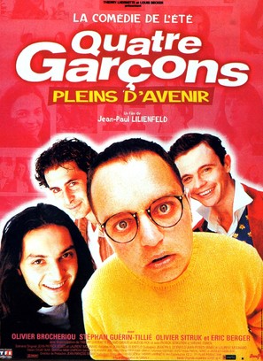 Quatre gar&ccedil;ons pleins d&#039;avenir - French Movie Poster (thumbnail)