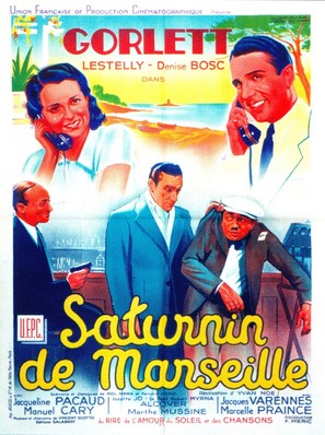 Saturnin de Marseille - French Movie Poster (thumbnail)