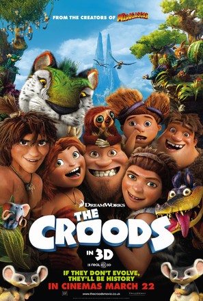 The Croods - British Movie Poster (thumbnail)