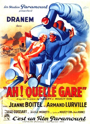 Ah! Quelle gare! - French Movie Poster (thumbnail)
