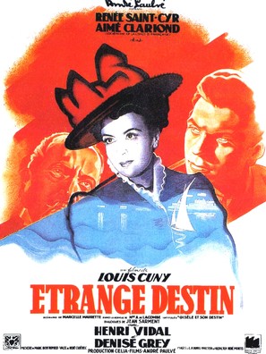 &Eacute;trange destin - French Movie Poster (thumbnail)