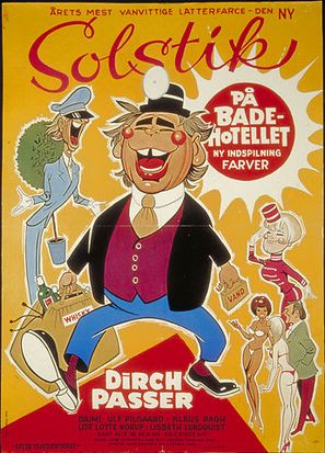 Solstik p&aring; badehotellet - Danish Movie Poster (thumbnail)