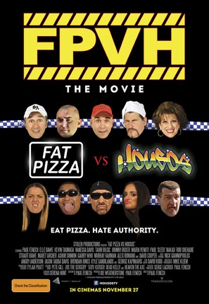 Fat Pizza vs. Housos - Australian Movie Poster (thumbnail)