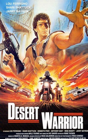 Desert Warrior - German VHS movie cover (thumbnail)